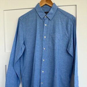 Gap blue linen shirt